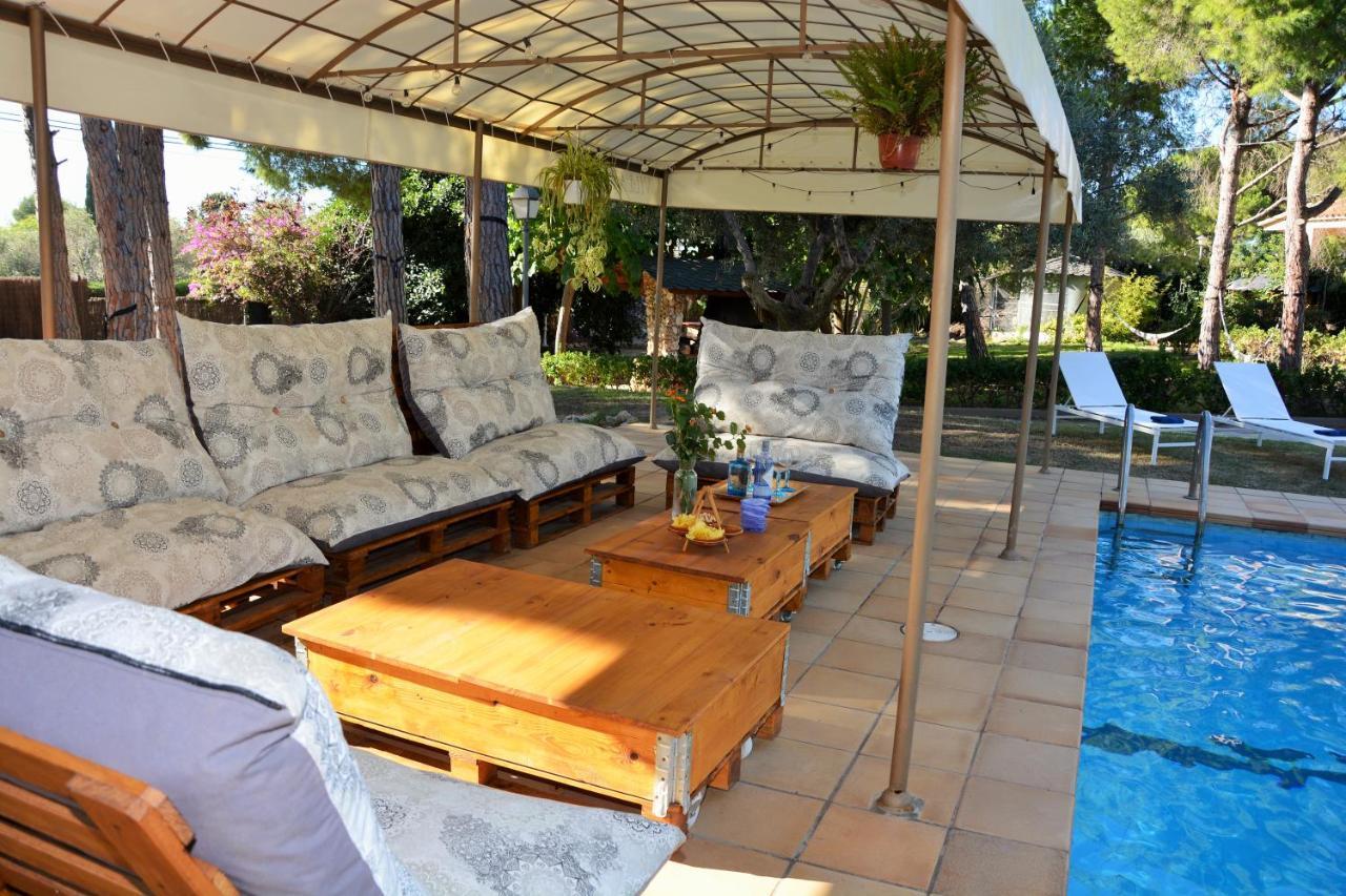 Villa Sitges El Ranch Amaizing Outdoor Areas Beaches At 5 Minutes Walk Sitges At 15 Min Drive Ac Pool Jacuzzi & Garden Xxl Calafell Exteriér fotografie