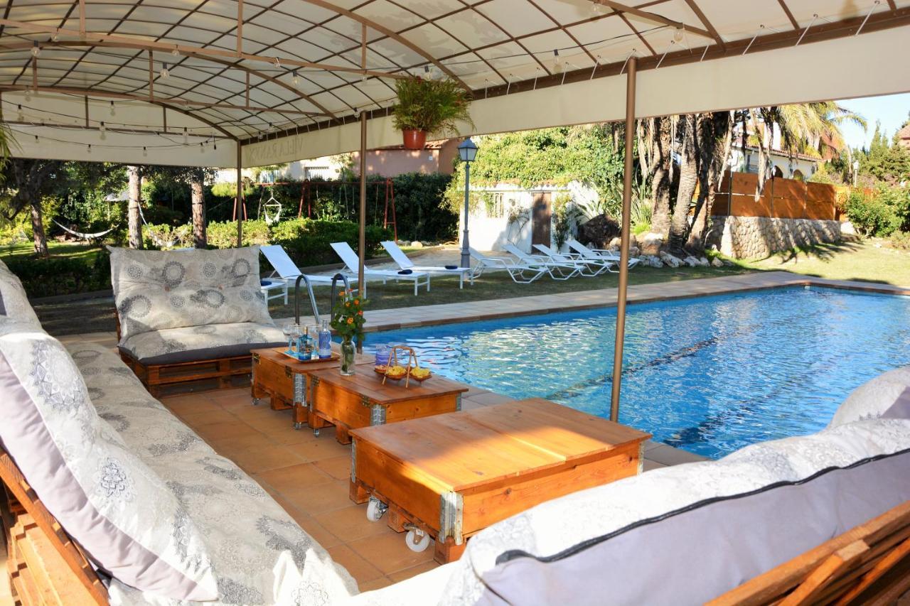 Villa Sitges El Ranch Amaizing Outdoor Areas Beaches At 5 Minutes Walk Sitges At 15 Min Drive Ac Pool Jacuzzi & Garden Xxl Calafell Exteriér fotografie